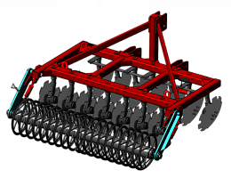 Борона дисковая навесная БД-2,4х2Н (ООО “Завод Автотехнологий”)